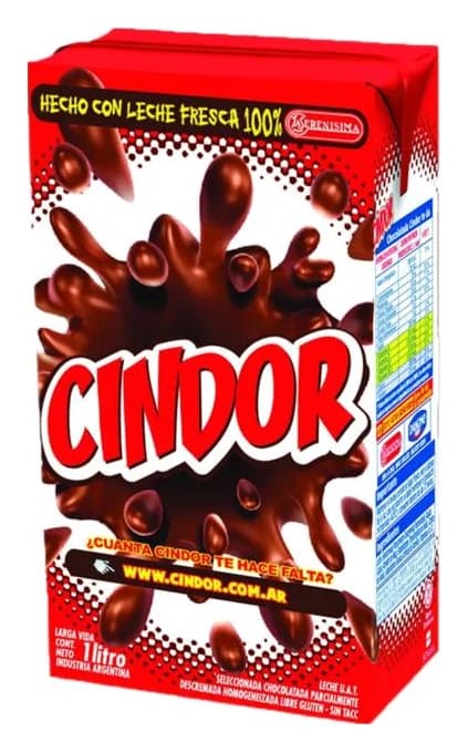 Chocolatada Cindor de un litro