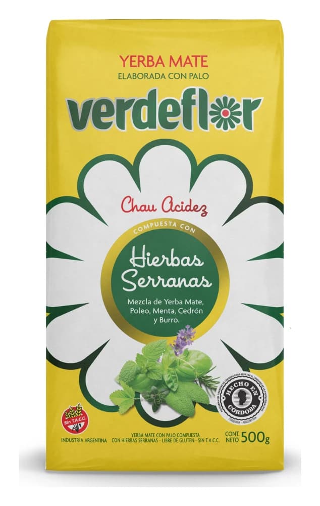 Yerba Verdeflor Hierbas Serranas de 500 gramos